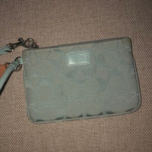 COACH wristlet- very lightly used!